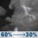 Tonight: Showers and thunderstorms likely before 7pm, then a chance of showers and thunderstorms between 7pm and 10pm, then a chance of showers and thunderstorms between 10pm and 4am. Some of the storms could be severe and produce heavy rain. Mostly cloudy, with a low around 68. Southwest wind 5 to 9 mph. Chance of precipitation is 60%. New rainfall amounts between a quarter and half of an inch possible. Tonight: Showers And Thunderstorms Likely